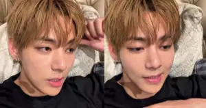 V, do BTS (Reprodução/Weverse)
