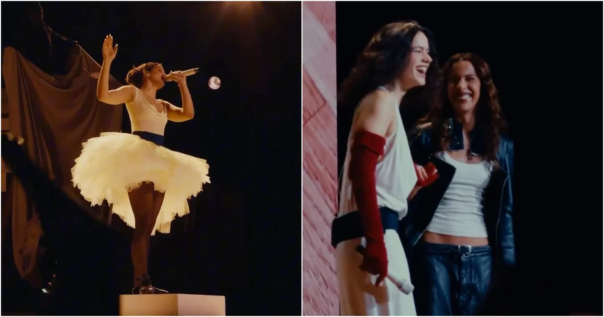 Rosalía e Marina Sena em show no Rio