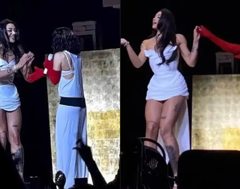 Pabllo Vittar relembre affair do passado em show de Rosalía