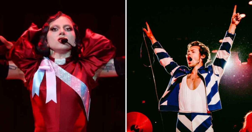 Lady Gaga e Harry Styles (Reprodução)