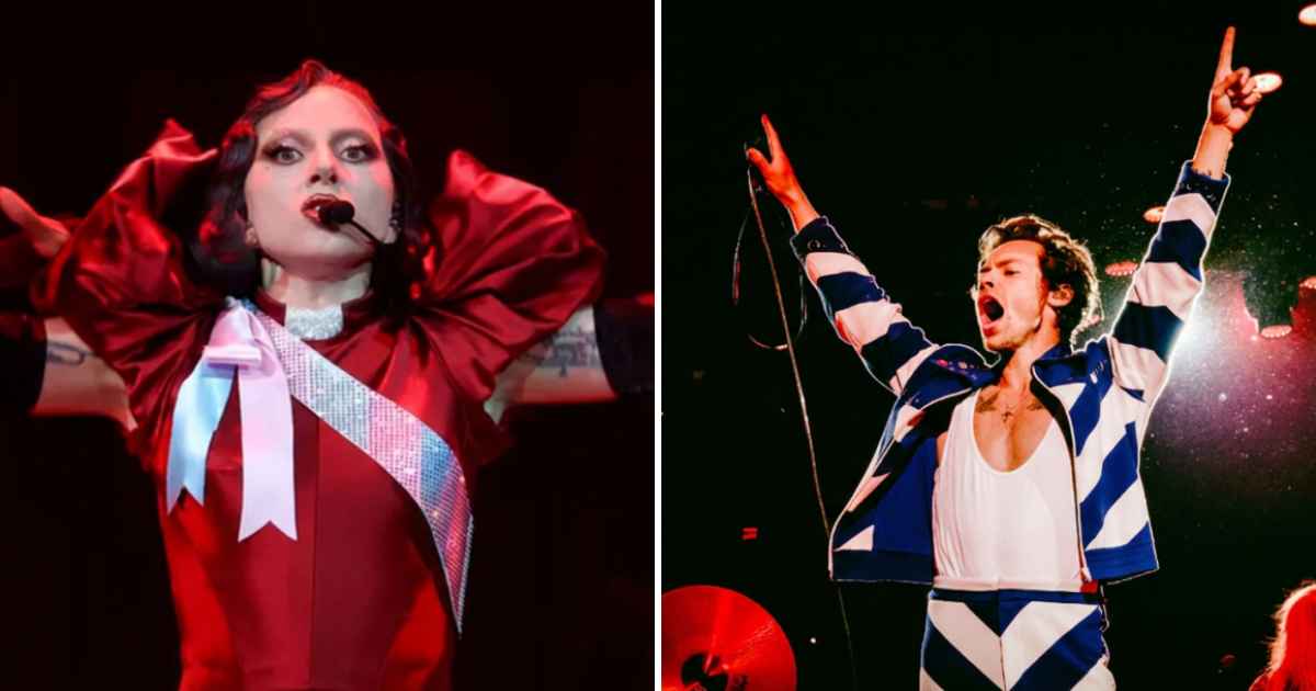 Lady Gaga e Harry Styles (Reprodução)