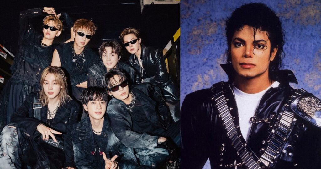 BTS é o maior fenômeno musical desde Michael Jackson, diz The New York Times 1 BTS e Michael Jackson (Reprodução/X)