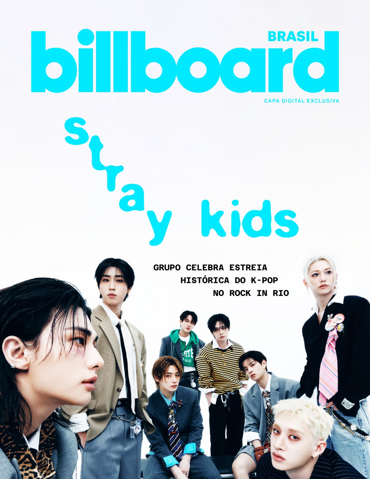 Stray Kids celebra show no Rock in Rio: 'Vamos aprender com a paixão do Brasil' 7 Stray Kids é capa digital da Billboard Brasil