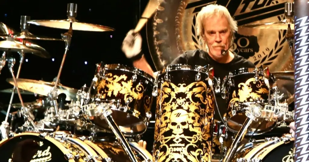 Frank Beard, baterista do ZZ Top (reprodução @zztop)
