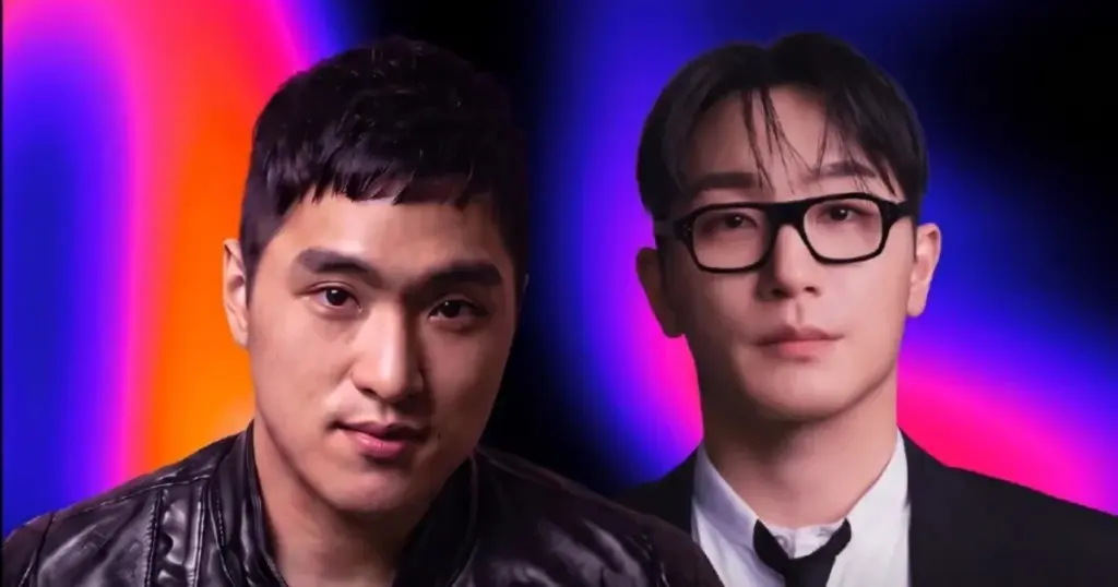 Vozes dos Saja Boys, de 'Guerreiras do K-pop', estreiam em Londres 1 Andrew Choi e Neckwav, vozes dos Saja Boys em "Guerreiras do K-pop"(Divulgação)