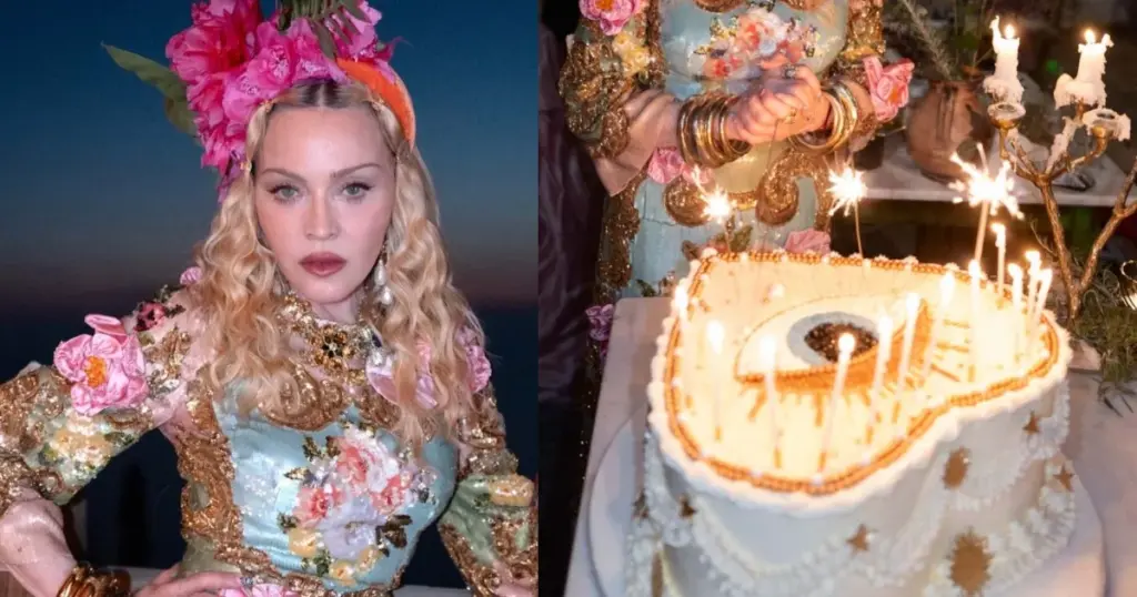 Madonna celebra 68 anos com festa na Grécia: 'Comer, rezar, amar' 1 Aniversário da Madonna de 68 anos (Reprodução/Instagram)