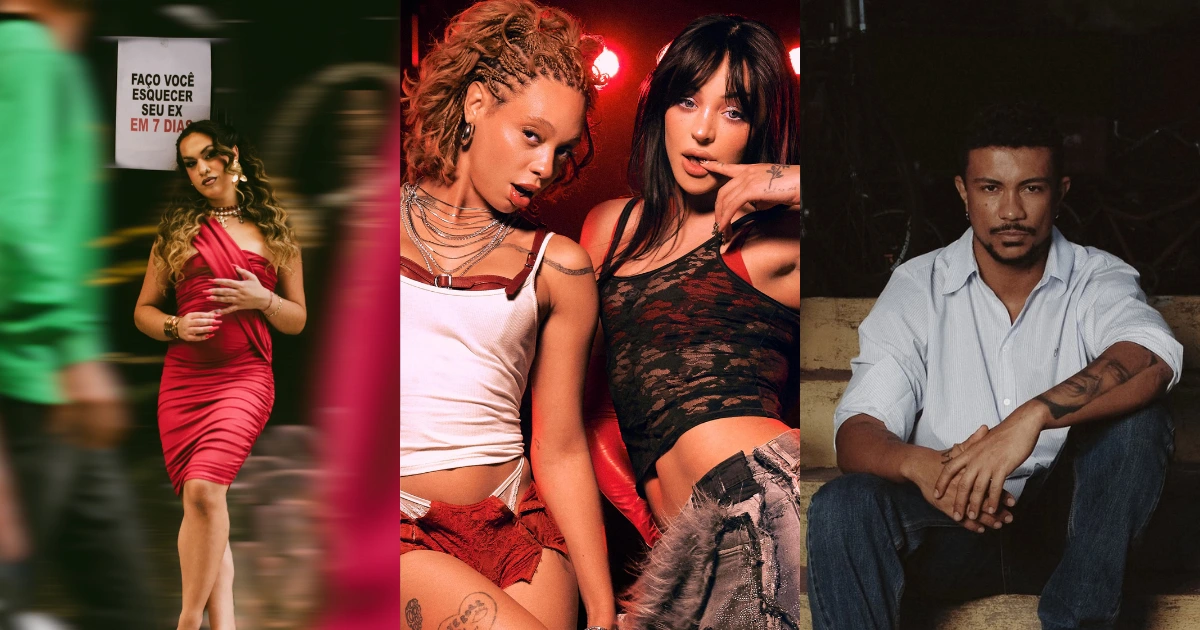 CAE, Urias e Pabllo Vittar e Xamã nos lançamentos da semana (Divulgação/Instagram)