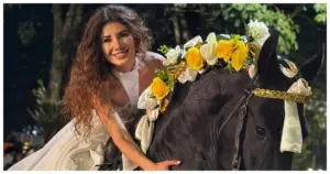 Paula Fernandes fez apresentação a Cavalo em Barretos (Divulgação)