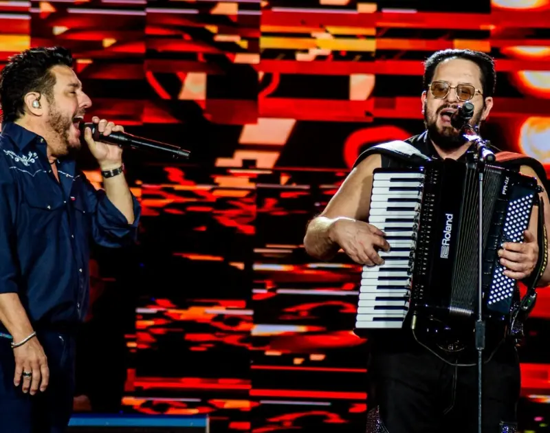Bruno & Marrone abrem os shows do Palco Estádio (Crédito Thaís Ministro)
