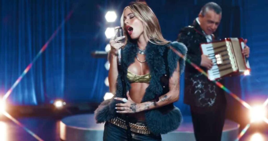 TINI em clipe com Los Ángeles Azules (Reprodução YouTube)