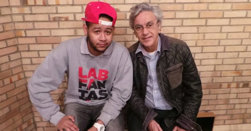 Atrações do Doce Maravilha, Caetano Veloso e Emicida em fotografia antiga (Acervo)