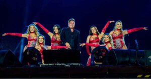 Leonardo apresentou sucessos que marcaram suas mais de quatro décadas de carreira no Palco Estádio (Thais Ministro)