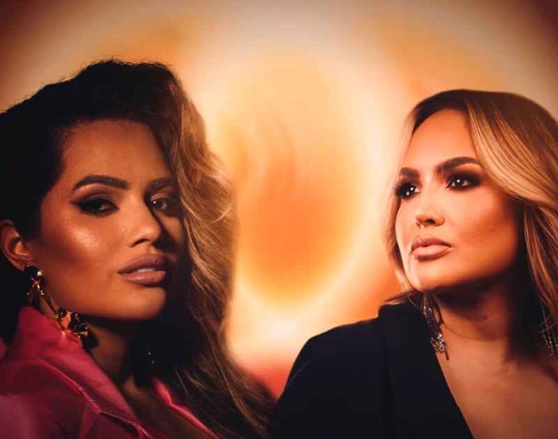 Natália Sarraff e Rebeca Lindsay (Reprodução YouTube)