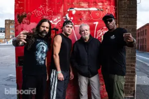 O quarteto brasileiro de thrash metal Sepultura (Rodrigo Simas/Divulgação)