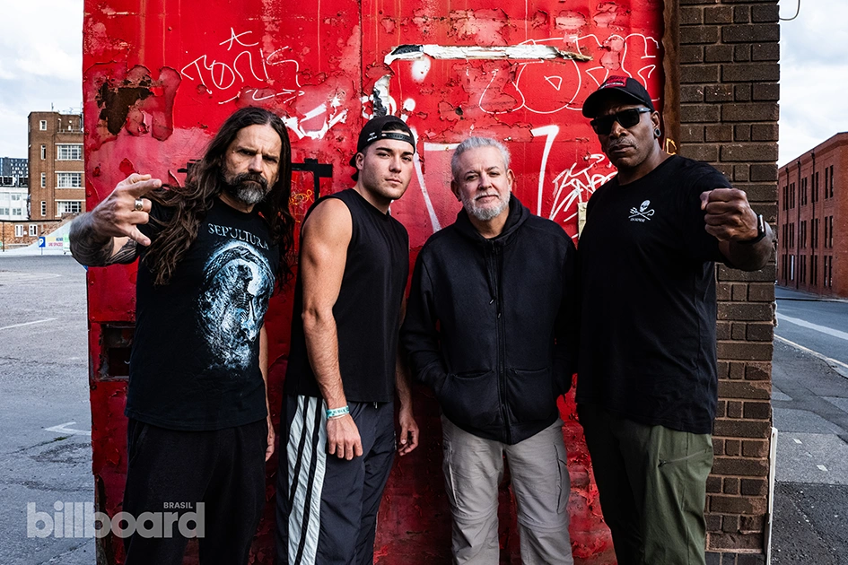 O quarteto brasileiro de thrash metal Sepultura (Rodrigo Simas/Divulgação)