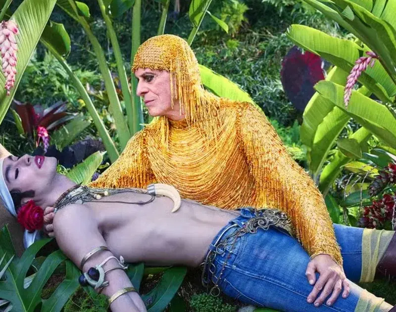 Ney Matogrosso (Divulgação/ David LaChapelle e 30e)