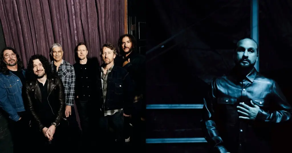 Foo Fighters e Steve Angello são atrações de 4 de setembro no Rock in Rio 2026 (reprodução @foofighters e @steveangello)