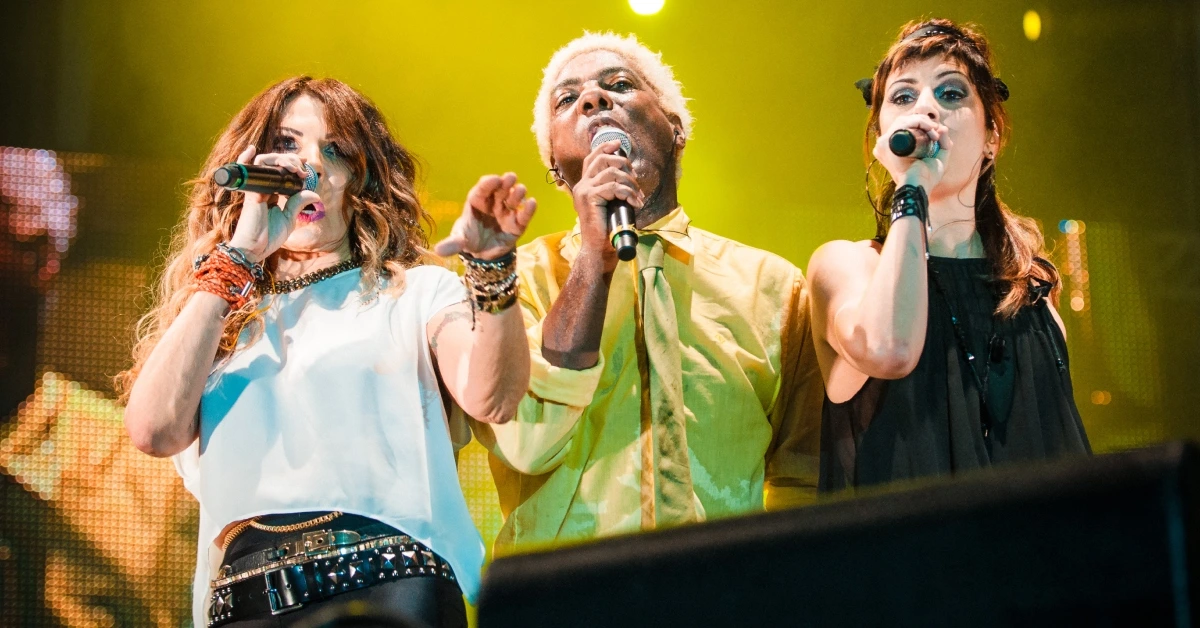 Ivo Meirelles, Fernanda Abreu e Elba Ramalho no Rock in Rio (Flávio Oota _ I Hate Flash)