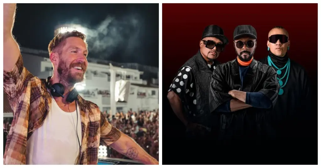 Calvin Harris e Black Eyed Peas estarão no Rock in Rio 2026 (Reprodução - Instagram)