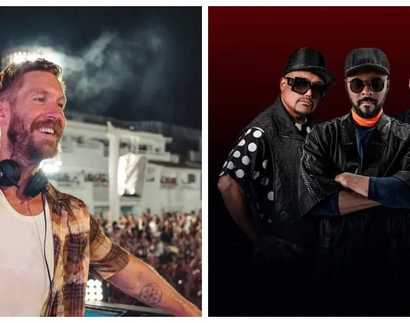 Calvin Harris e Black Eyed Peas estarão no Rock in Rio 2026 (Reprodução - Instagram)
