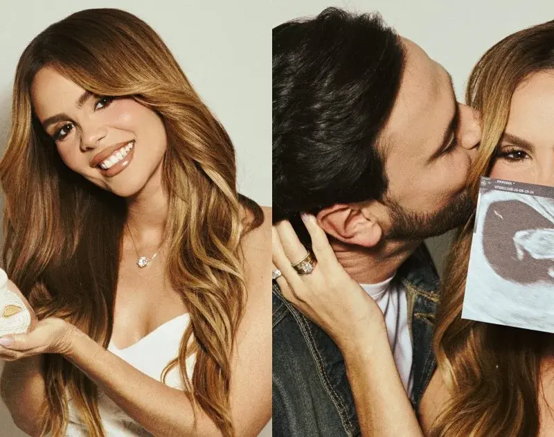 Mariana Fagundes revela sexo e nome do primeiro bebê em chá revelação