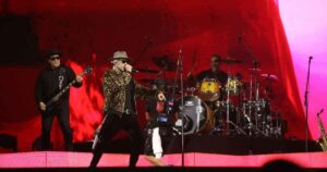 Detonautas no palco Sunset do Rock in Rio (Daniel Pinheiro/BrazilNews)