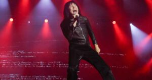 Hannah Mee do Hot Milk no palco Sunset do Rock in Rio (André Moreira/Brazil News)