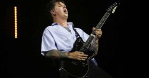 Jim Shaw do Hot Milk no palco Sunset do Rock in Rio (André Moreira/Brazil News)