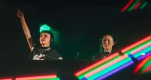 Camila Jun e Eli Iwasa no Rock in Rio 2026 (Reprodução/Rock in Rio)