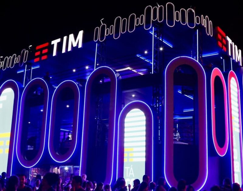 Estande da TIM no Rock in rio (Divulgação)
