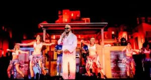 Belo durante show no Rock in Rio 2026