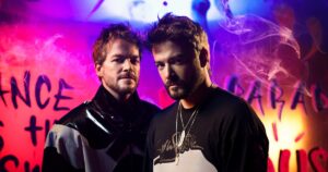 O duo de DJs Dubdogz (Pedro Dimitrow/Divulgação)
