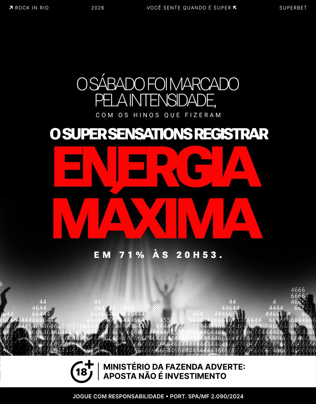 Resultao do Super Sensations na primeira semana de festival (Divulgação)