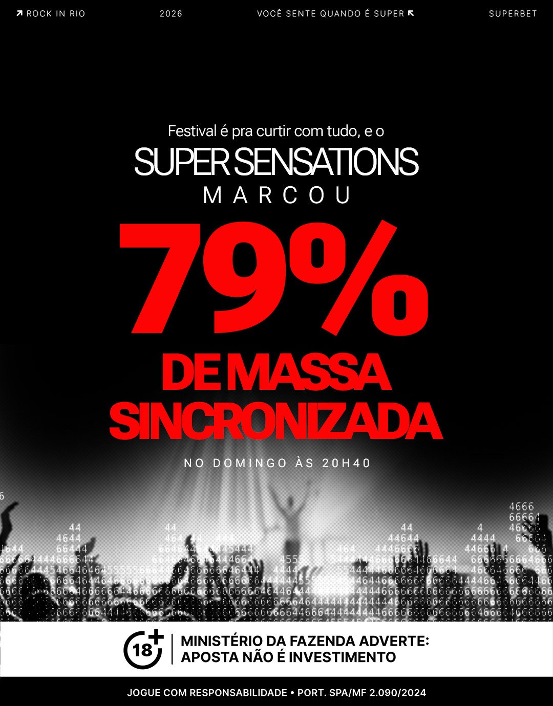 Resultado do Super Sensations na primeira semana de festival (Divulgação)