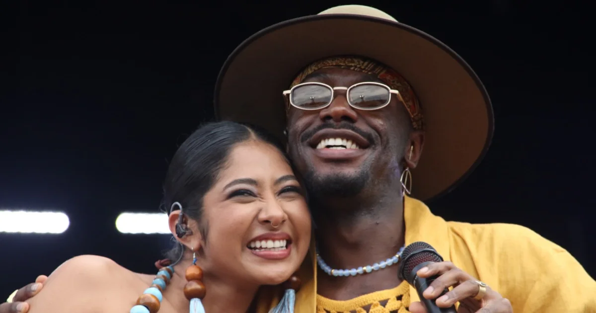 Jota Pê, Luedji Luna e Zaynara no Rock in Rio 2026 (André Moreira/BrazilNews)