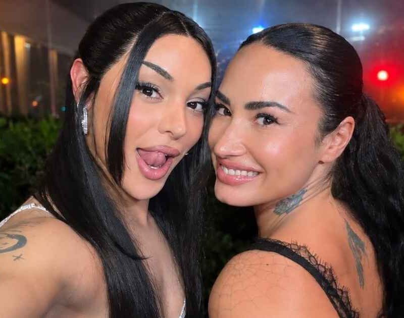 Pabllo Vittar e Demi Lovato juntas no Rio de Janeiro (Pabllo Vittar)