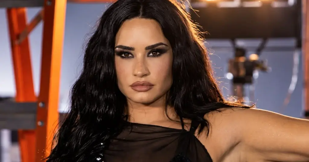 Demi Lovato no Rock in Rio 2026 (Reprodução/X)