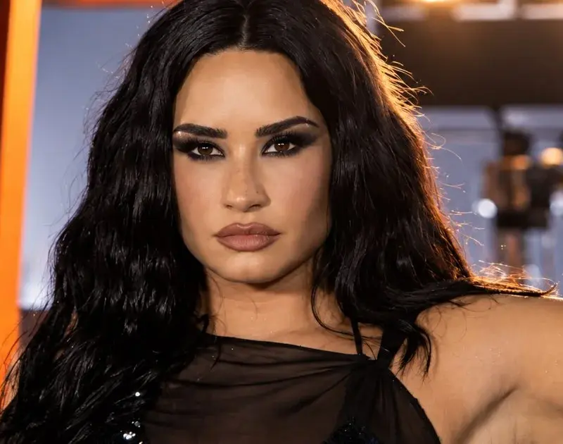 Demi Lovato no Rock in Rio 2026 (Reprodução/X)