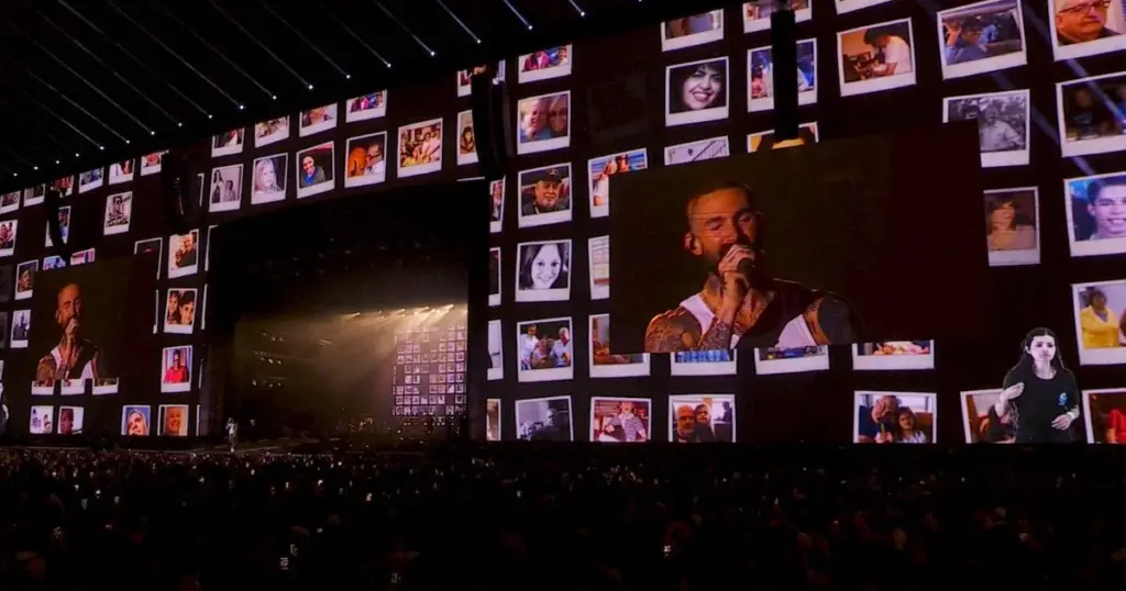 Maroon 5 no Rock in Rio 2026 (Reprodução/X)