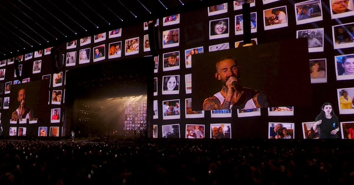 Maroon 5 no Rock in Rio 2026 (Reprodução/X)