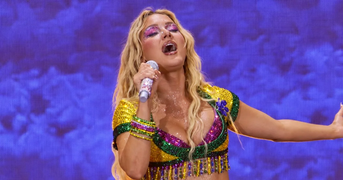 Zara Larrson no Rock in Rio 2026 (Reprodução/X)