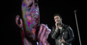 Maroon 5 fez dobradinha no Rock in Rio de 2017: além de headliner, a banda de Adam Levine substituiu Lady Gaga (Mauro Pimentel/AFP/GrosbyGroup)
