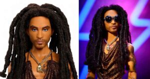 Lenny Kravitz em versão boneco Ken pela Mattel (Divulgação)
