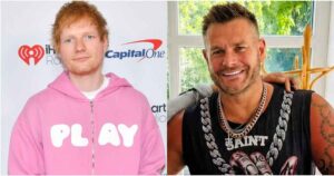 Ed Sheeran e o primo Jethro Sheeran (Reprodução)