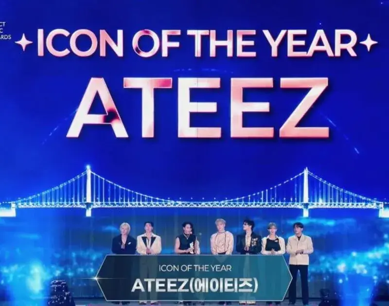 ATEEZ foram vencedores do The Fact Music Awards 2026 (Reprodução)