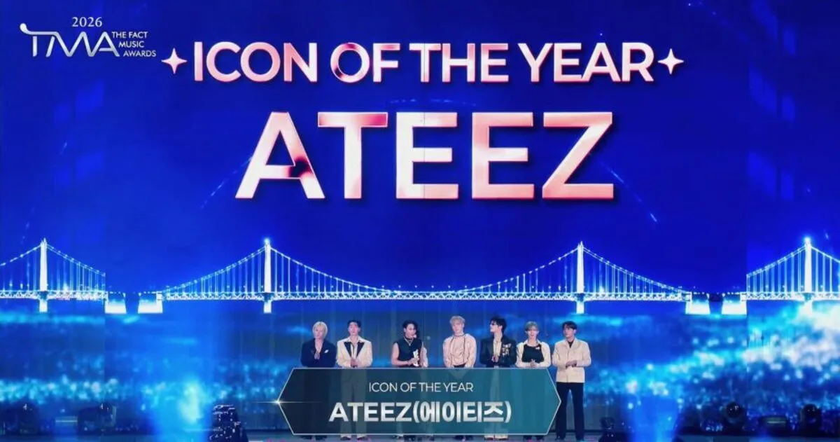 ATEEZ foram vencedores do The Fact Music Awards 2026 (Reprodução)