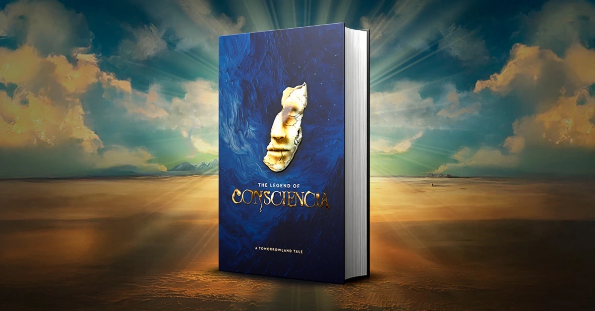 A Lenda da Consciência, o livro do Tomorrowland 2026 (divulgação)
