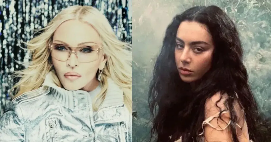 Madonna e Charli xcx (Rafael Pavarotti e Paul Kooiker)