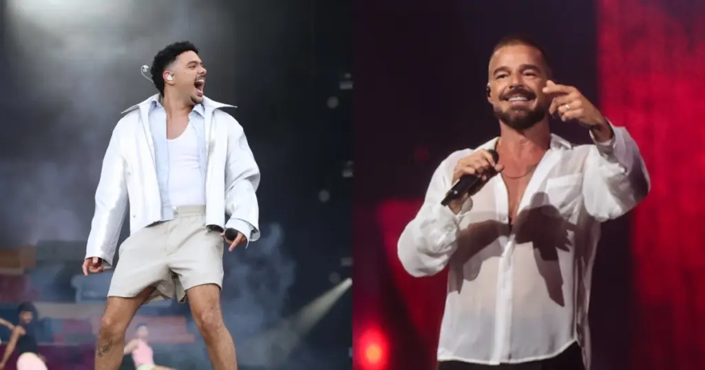 Pedro Sampaio e Ricky Martin