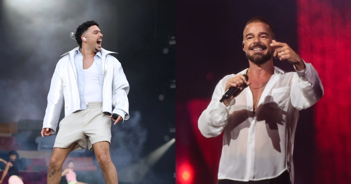 Pedro Sampaio e Ricky Martin